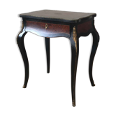 Blackened wooden console nineteenth century