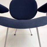 Dark bleu Kembo armchair by W.H. Gispen for Kembo, after 2000