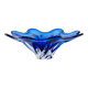 Cobalt flower bowl, Danish design, 1970s, made in Denmark