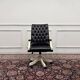 Large Classic English White Chesterfield Office Chair