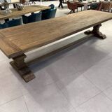 Spirito monastery table in solid oak - length 220 cm