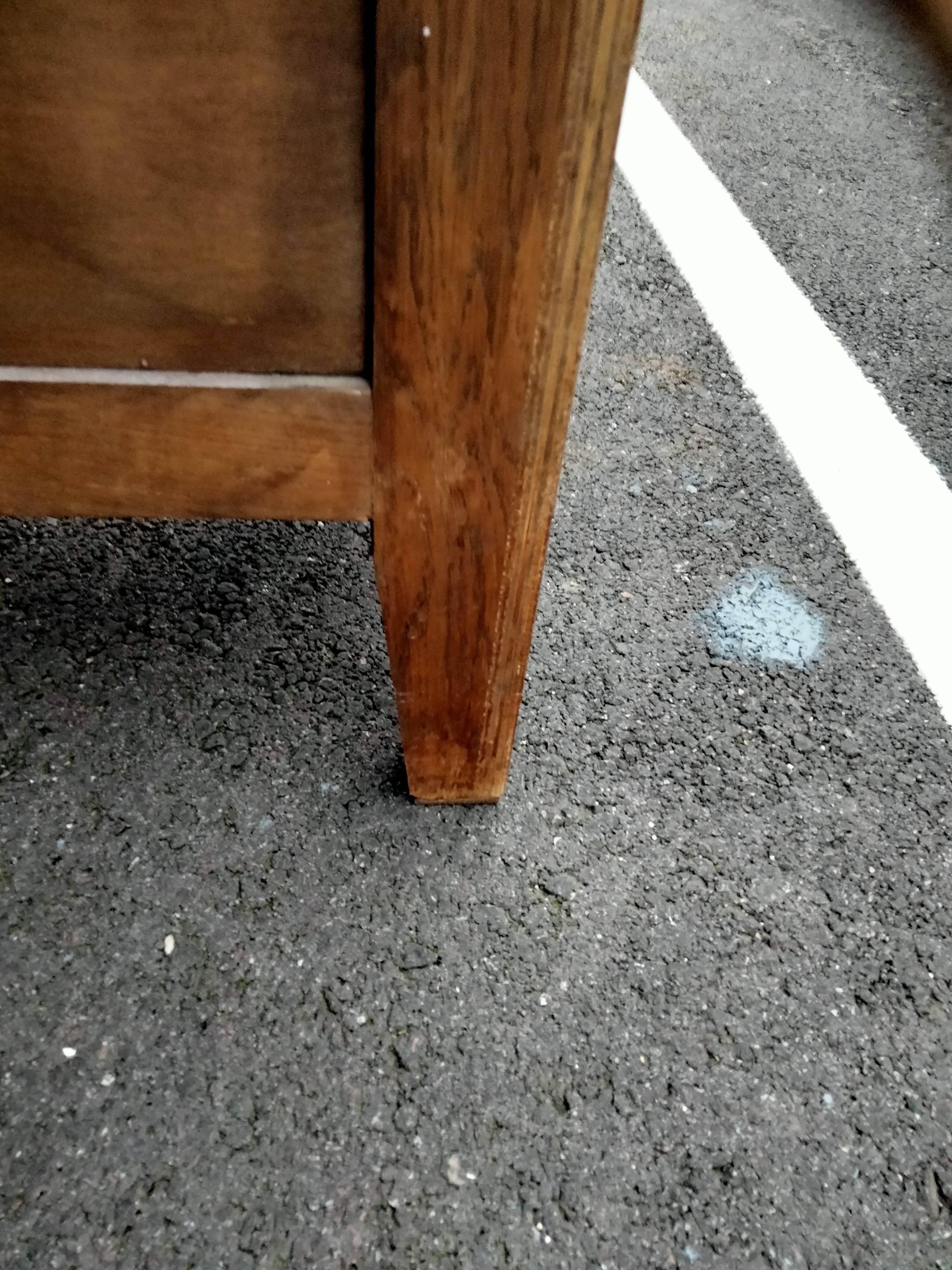 Dresser rag maker style louis xv marquetry marble top