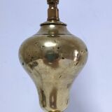 Solid brass lamp with star lampshade