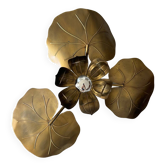 Nénuphar designer wall lamp by Maison Florart Italy, 1960s - 1970s