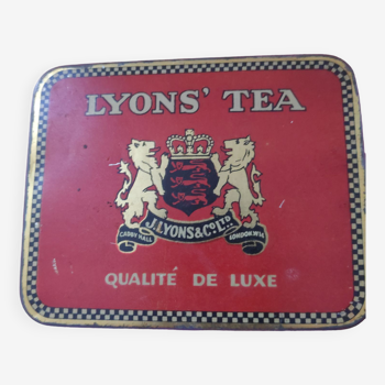 Vintage Lyons tea box