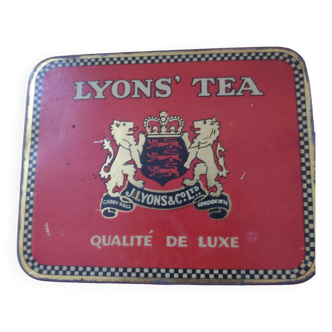 Vintage Lyons tea box