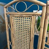 Wicker and cane screen