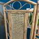 Wicker and cane screen