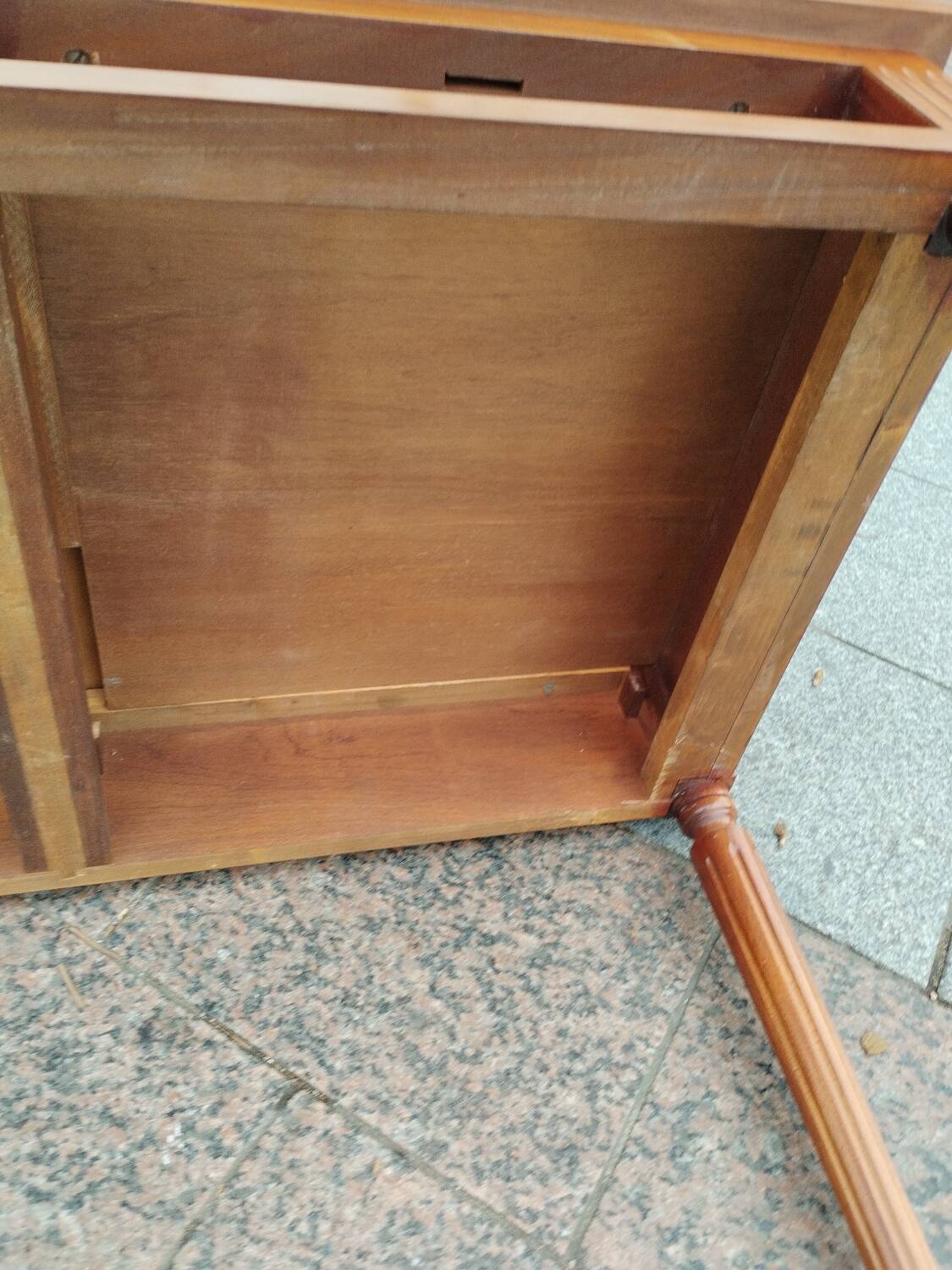 Antique flat desk in Louis XVI style