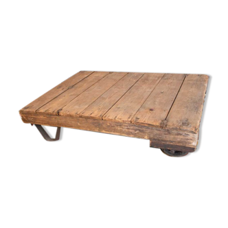 Table basse industrielle vintage