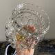 Hanging lamp pressed molded glass