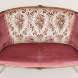 Sofa and Chair french Walnut carved