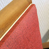 Suite of four vintage rockabilly bridge armchairs