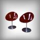 Pair of Eros Armchairs in Polycarbonate, by P. Starck – 2001
