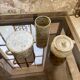 Stoneware herbal tea cup set La Hulotte Caylus