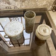 Stoneware herbal tea cup set La Hulotte Caylus