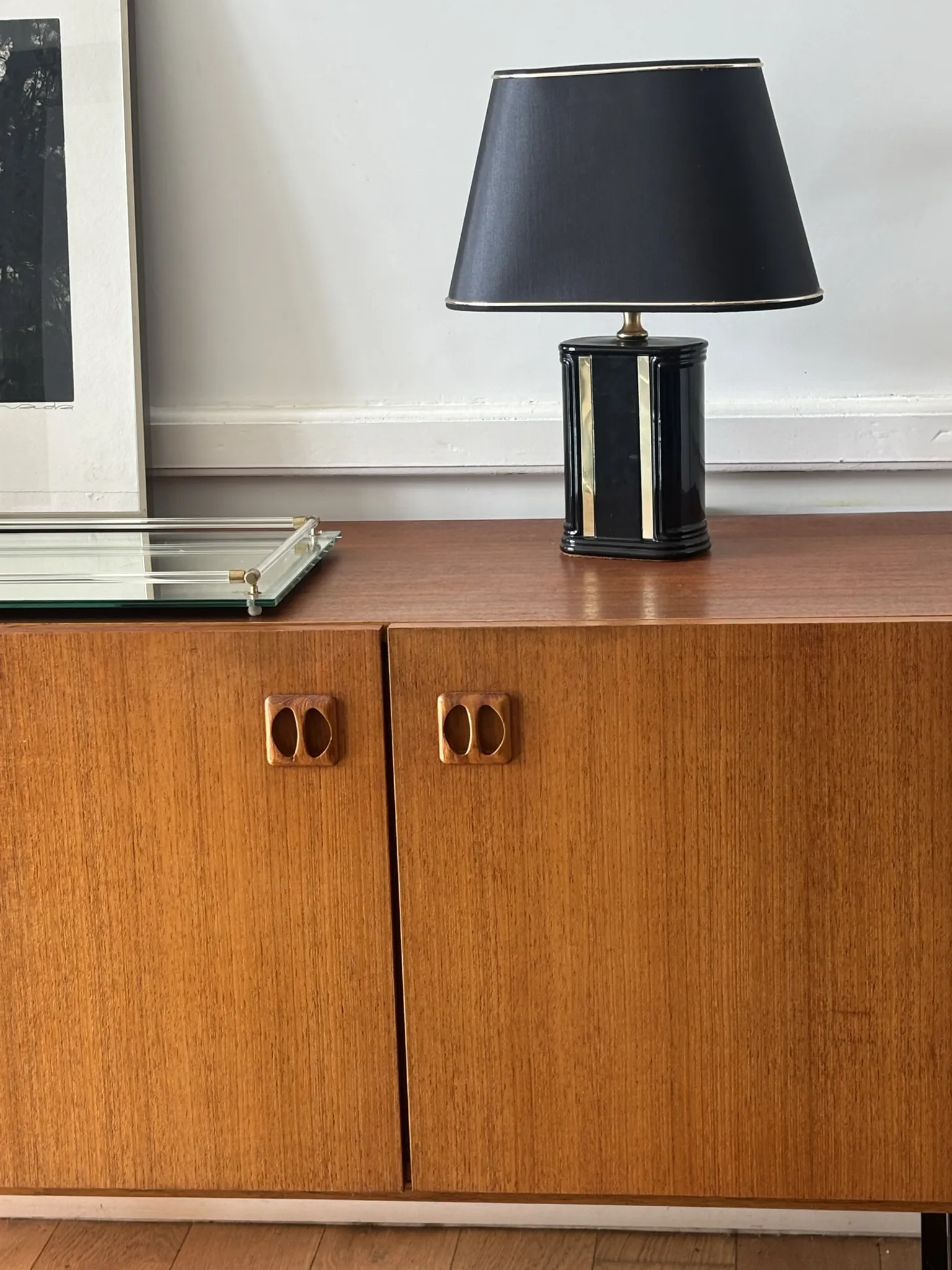 Hollywood Regency & Art Deco style table lamp