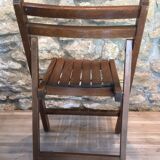 Wood folding child  chair