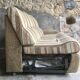 Corner sofa convertible in antique wool brand GMC seats - design 1970