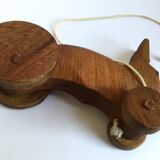 Handmade wooden toy Rabbit to shoot