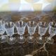 6 old digestive glasses