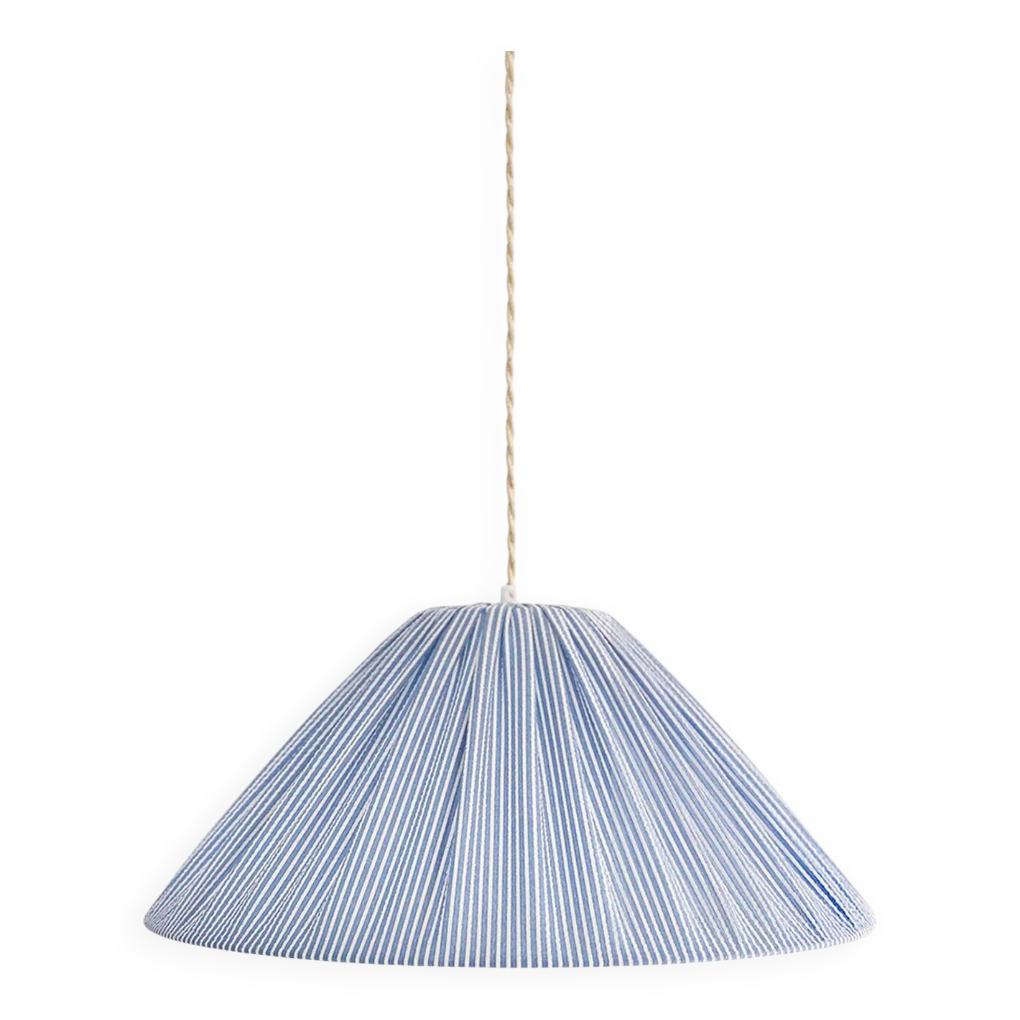 Conical suspension fine stripes Malala "marine"