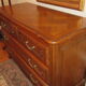 Louis xv style solid oak chest of drawers
