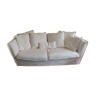 Sofa 3p crumpled linen Ivory removable PAROS