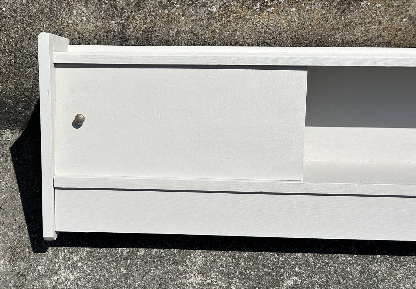 Wall shelf, hanging console, bookcase, cozy, vintage, 50s