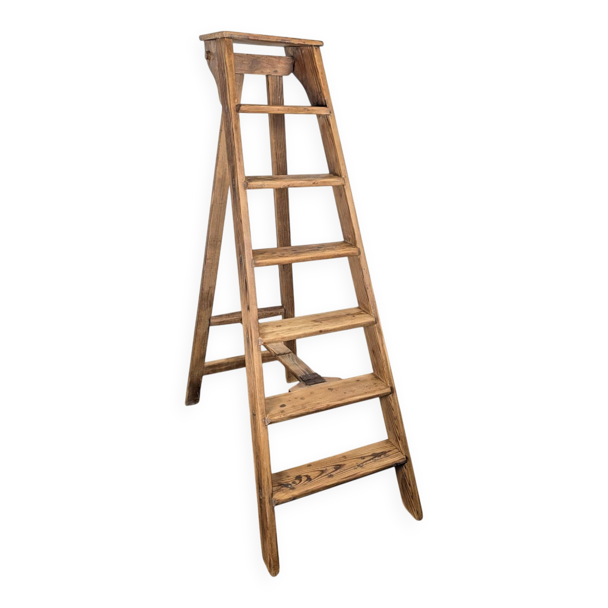 Antique wooden step stool