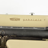 1964 modern suitcase typewriter, Triumph Gabrielle 1, Germany