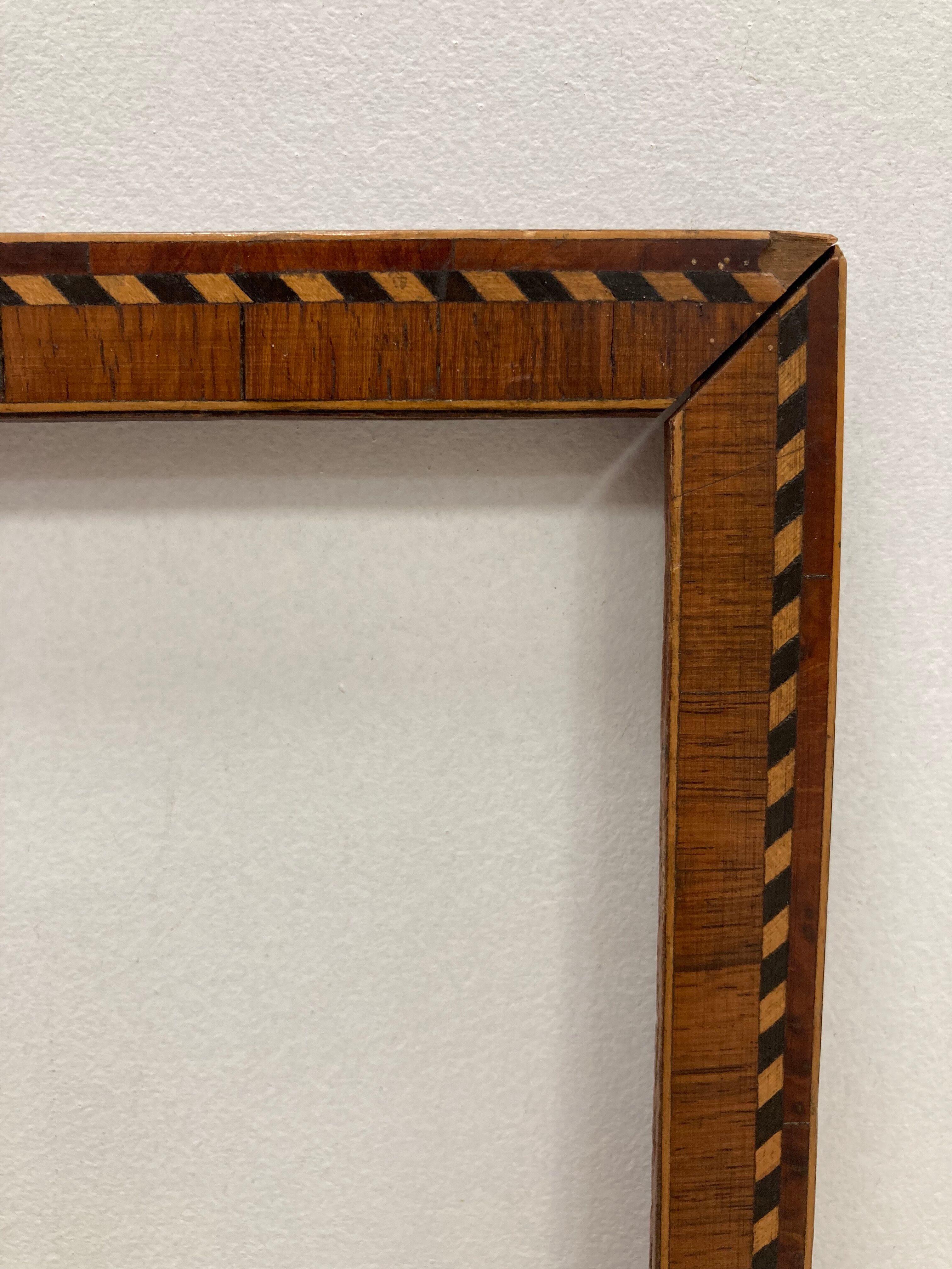 Vintage inlaid frame