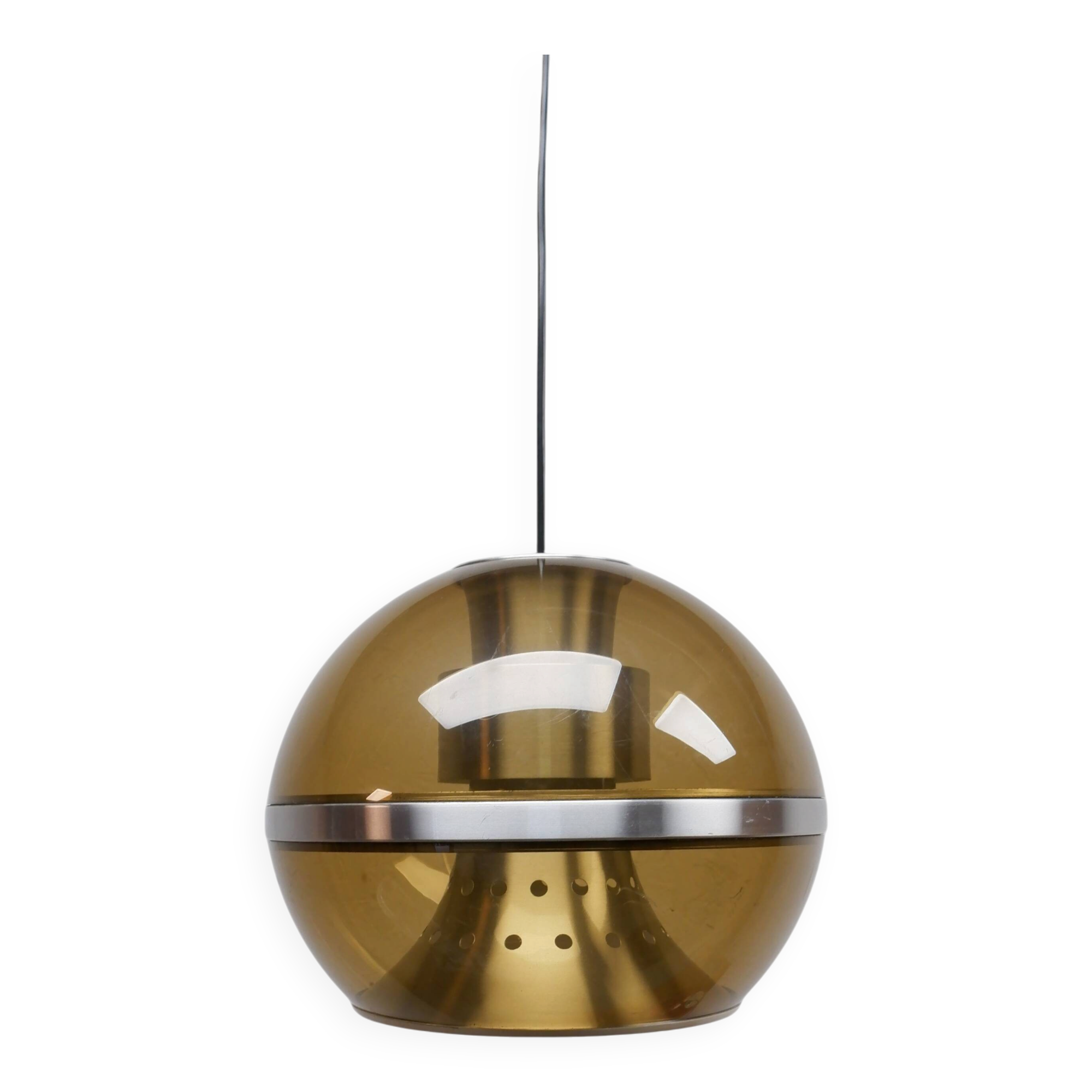 Dijkstra Holland Space Age pendant lamp, 1970s