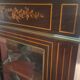 Napoleon III marquetry display cabinet