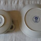 VILLEROY AND BOCH. CADIZ model. Porcelain case (E) and its saucer. Design