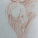 Female nude drawing