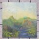 Paysage à l'huile sur toile
