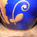 Vase period art deco, faience of Tours signed Maurice Pinon