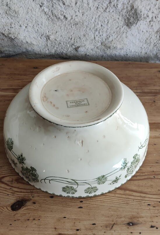 Bowl U-C Sarreguemines / Geranium