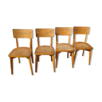 Set of 4 vintage bistro chairs