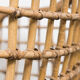 Rattan chair with swivel base