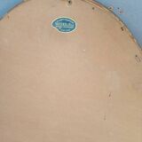 Miroir bois doré epoque 1960 ovale