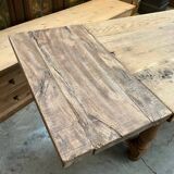 Early 20th century oak farmhouse table