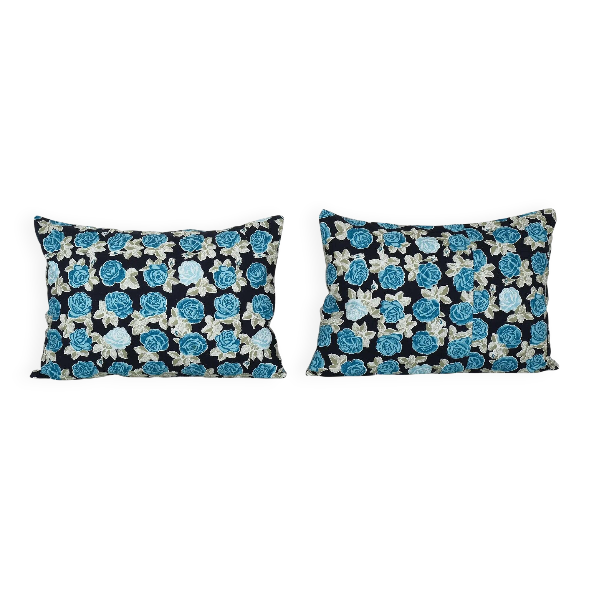 Set of 2 vintage Turkish cushion covers 61x41 cm