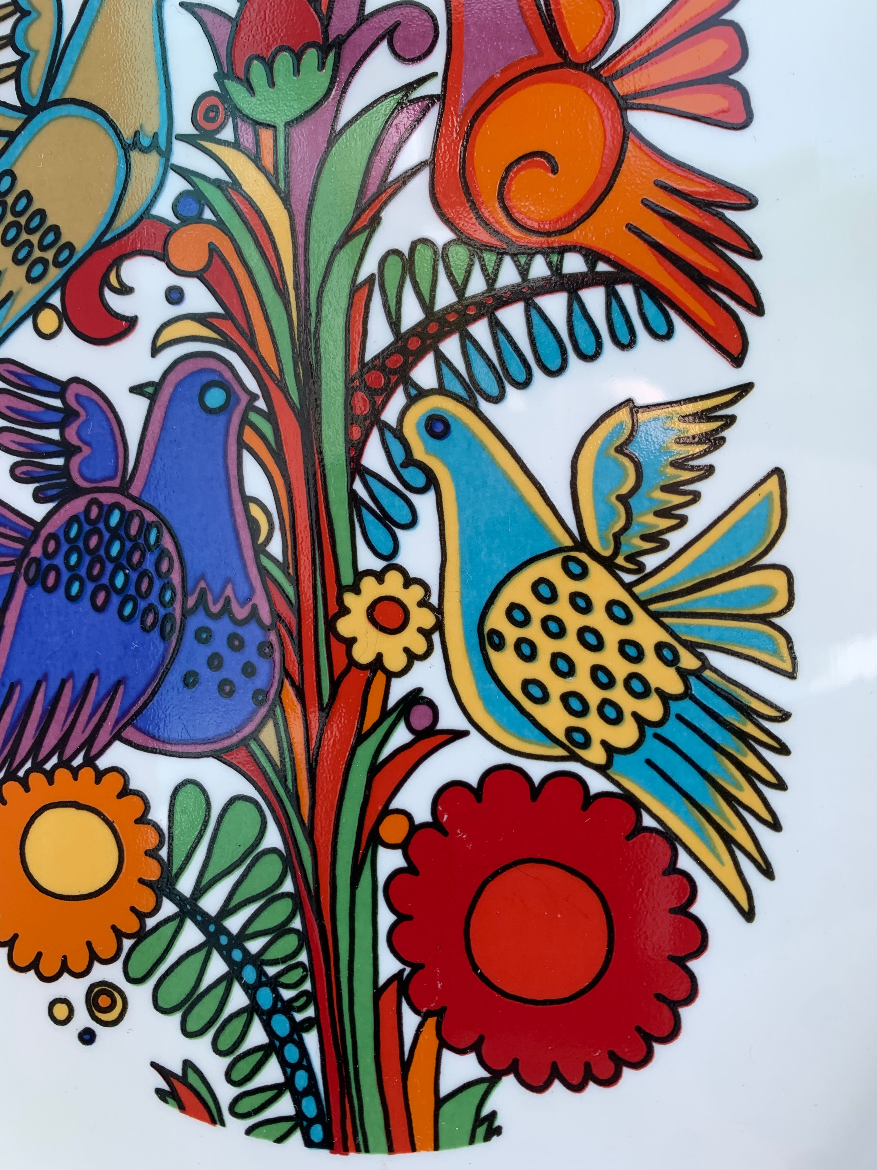 Porcelain vitro dish, Acapulco model by Villeroy and Boch