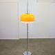 Space Age Yellow Medusa Floor Lamp by Luigi Massoni for Guzzini, 1970s