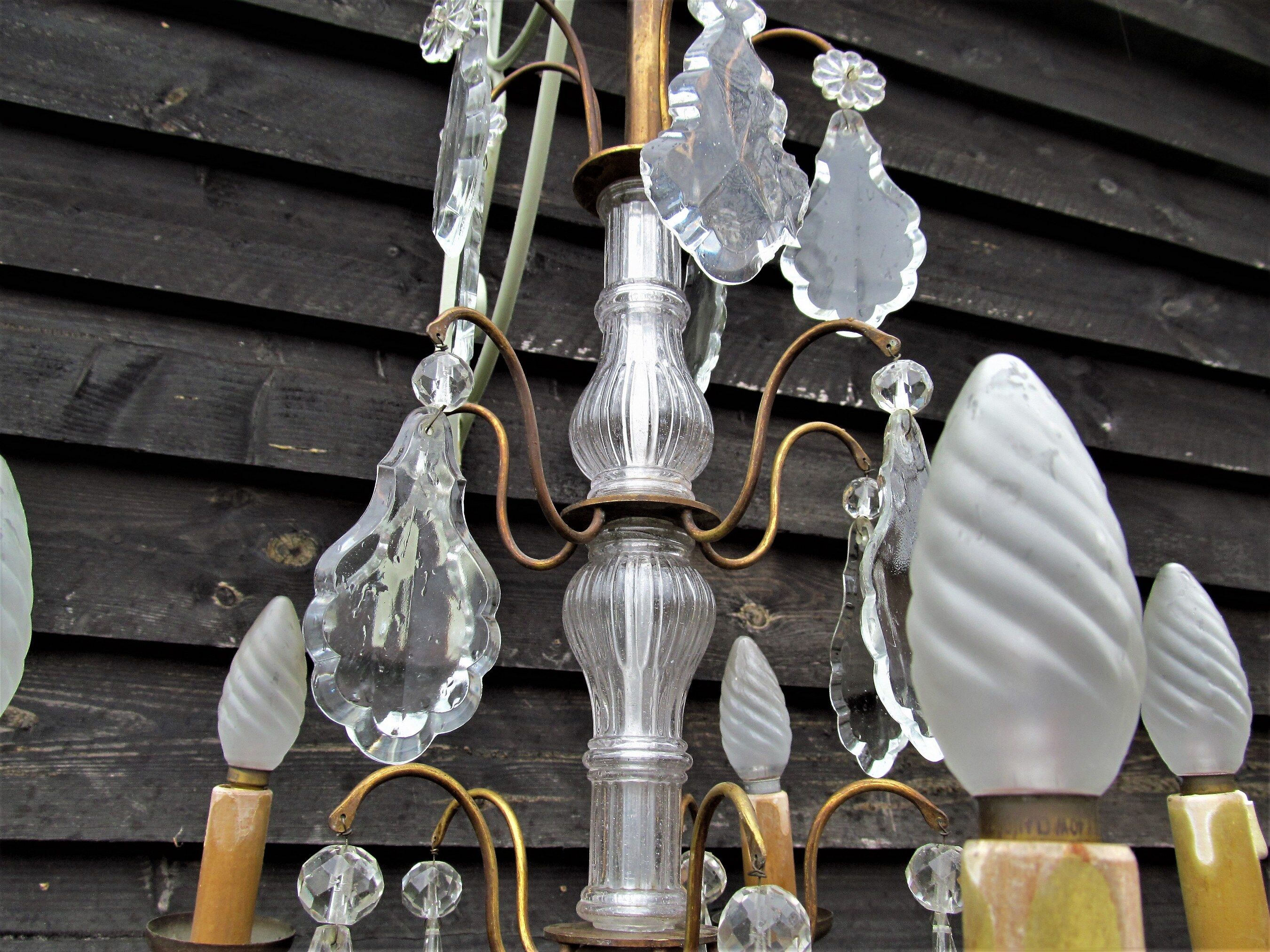 Louis XV style crystal chandelier