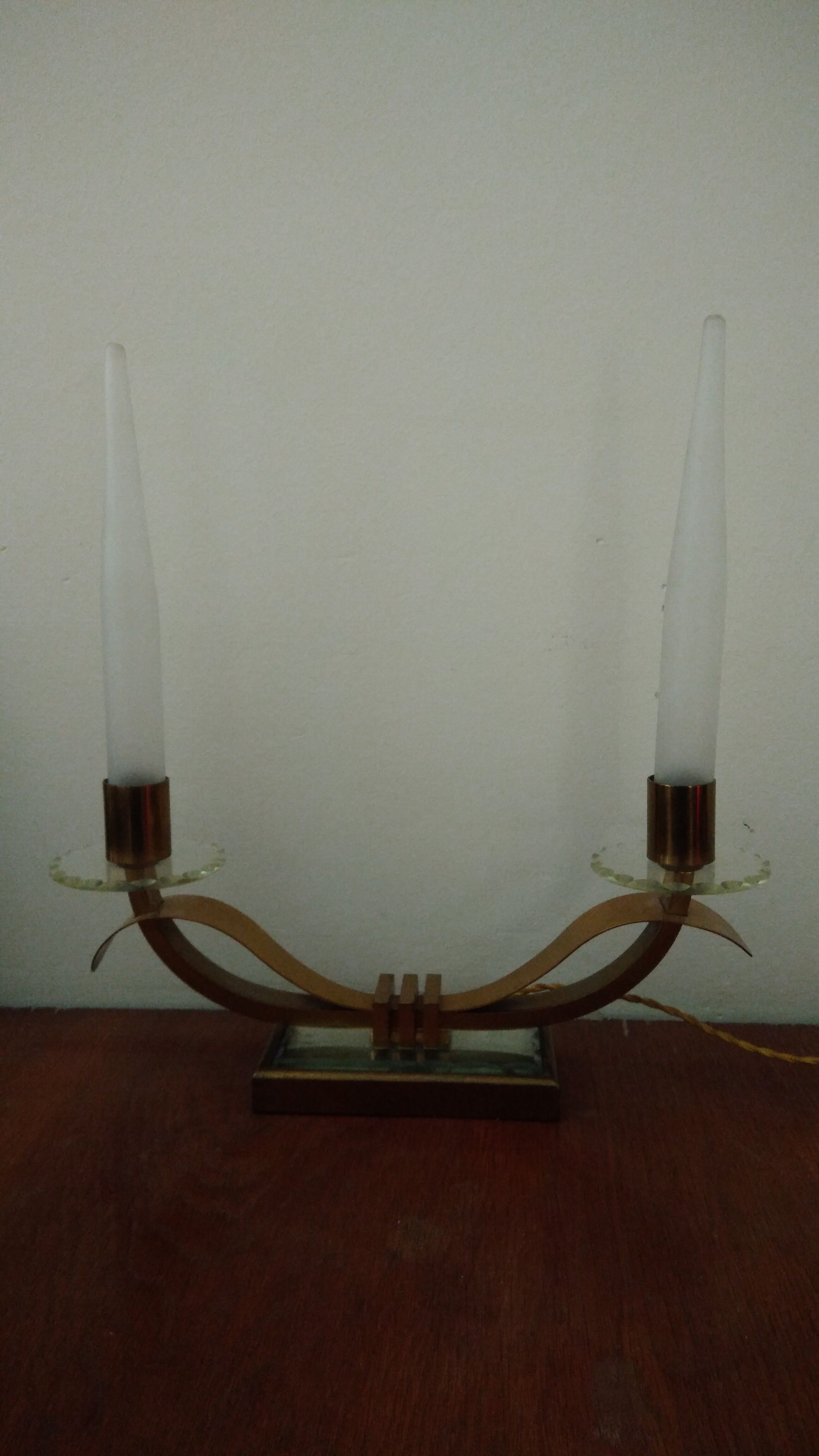 Lamp office or atmosphere of the 1950s to double torches