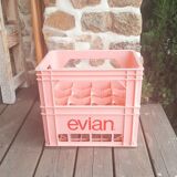 Evian bottle rack