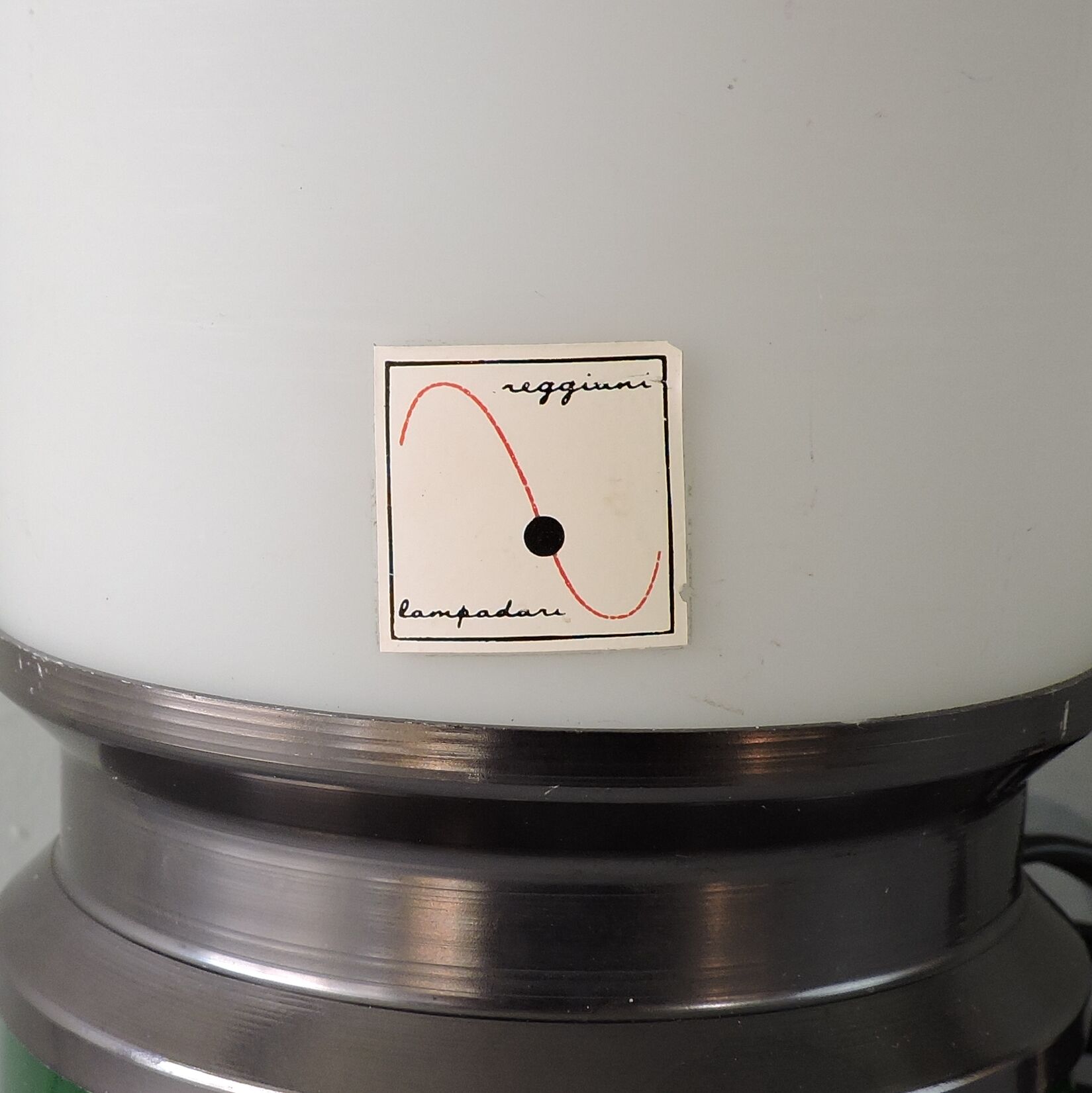 Vintage lamp signed Goffredo Régianni Italy 70s